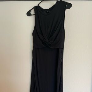 SHEIN Black Sleeveless Mini Dress
